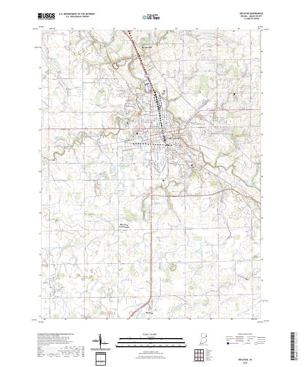 USGS Topographic Map – Decatur