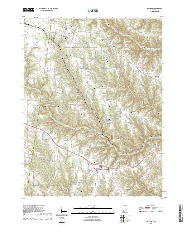 USGS Topographic Map – Dillsboro