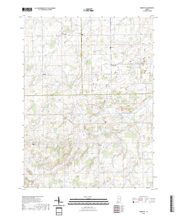 USGS Topographic Map – Domestic