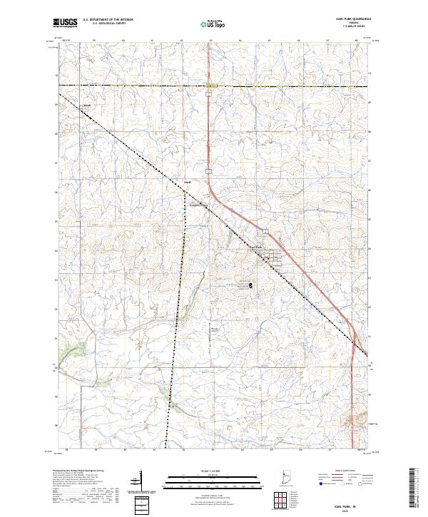 USGS Topographic Map – Earl Park