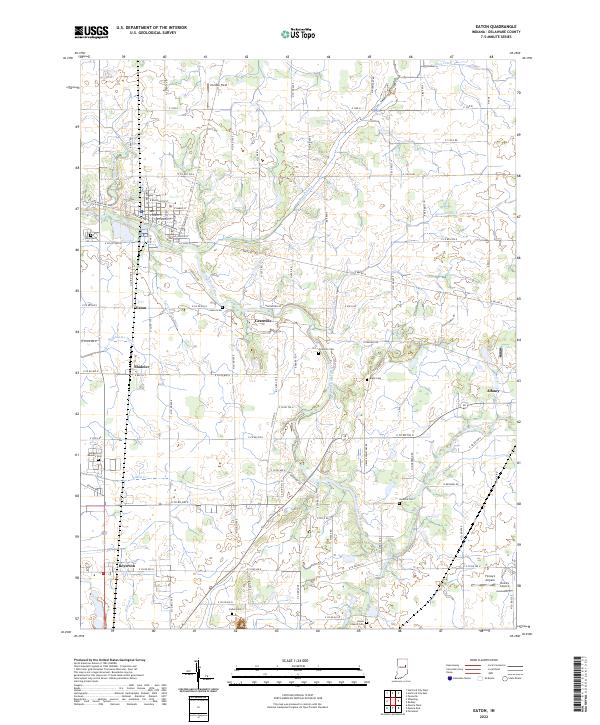 USGS Topographic Map – Eaton