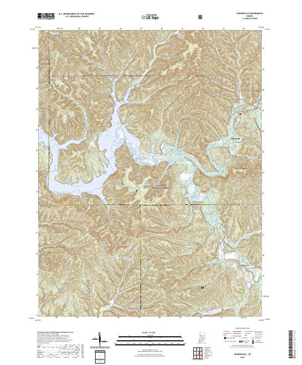 USGS Topographic Map – Elkinsville