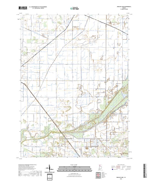 USGS Topographic Map – English Lake