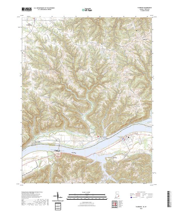 USGS Topographic Map – Florence
