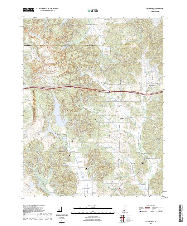 USGS Topographic Map – Folsomville