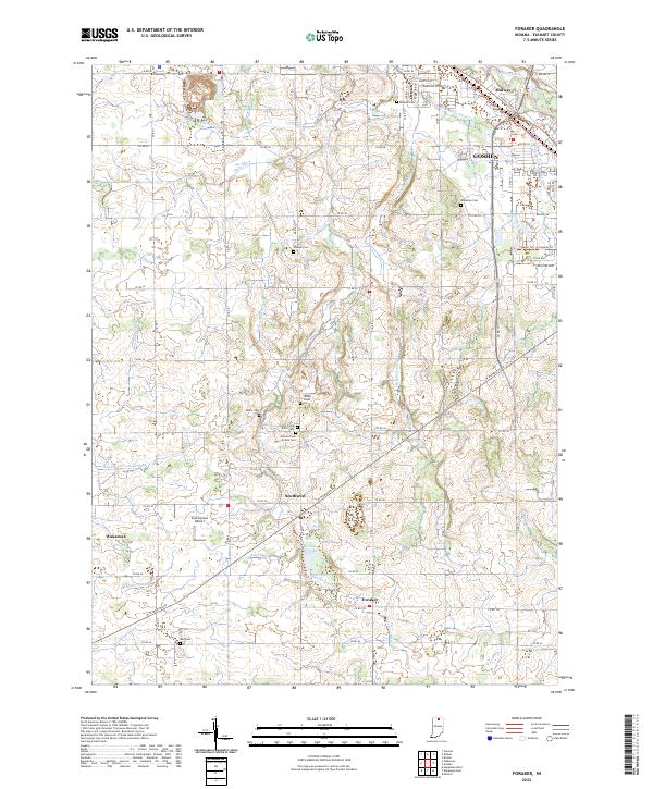 USGS Topographic Map – Foraker