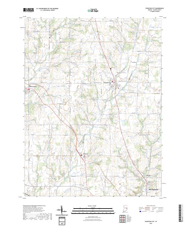USGS Topographic Map – Fountain City