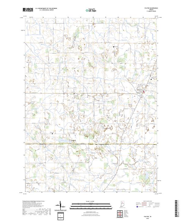USGS Topographic Map – Fulton