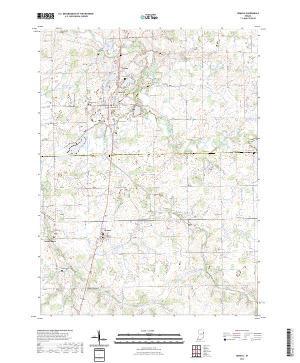 USGS Topographic Map – Geneva
