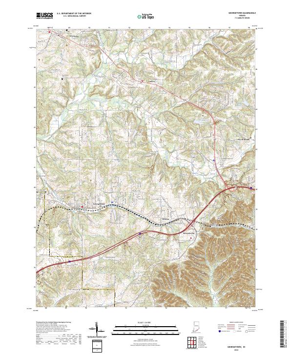 USGS Topographic Map – Georgetown