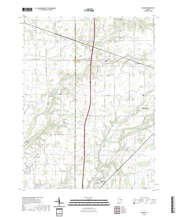 USGS Topographic Map – Gilman