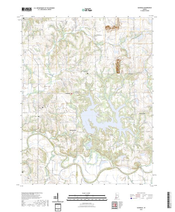 USGS Topographic Map – Glendale