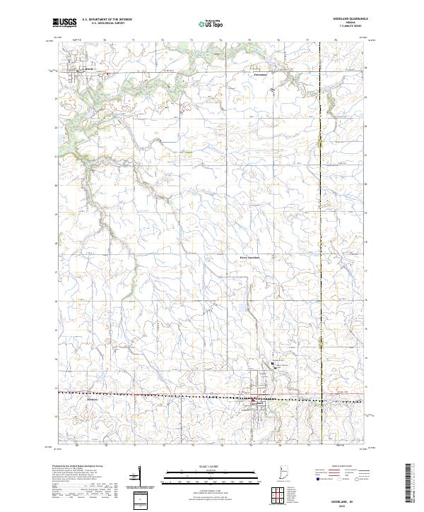 USGS Topographic Map – Goodland