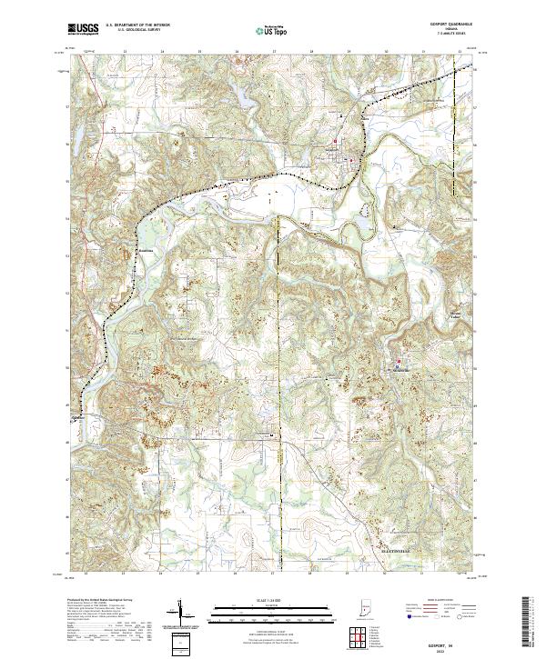 USGS Topographic Map – Gosport