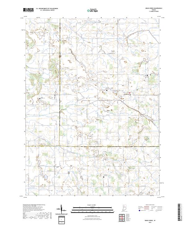 USGS Topographic Map – Grass Creek
