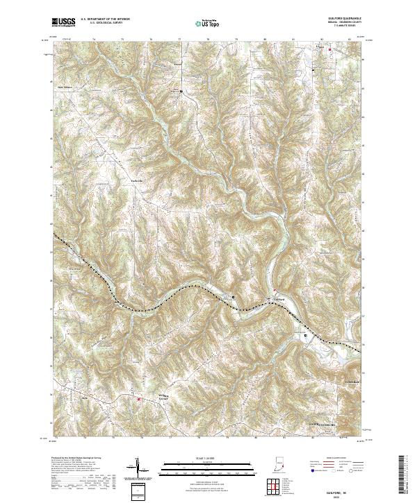 USGS Topographic Map – Guilford