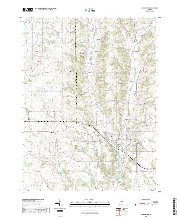 USGS Topographic Map – Hagerstown