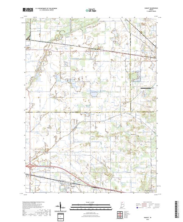 USGS Topographic Map – Hamlet