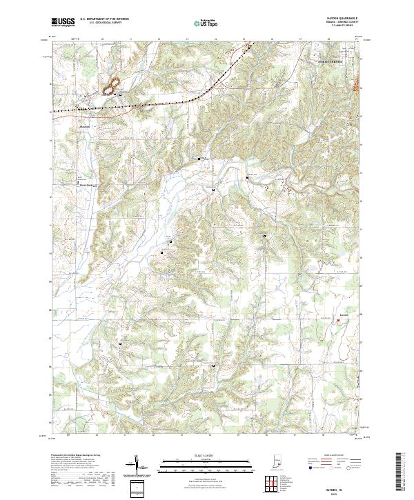 USGS Topographic Map – Hayden