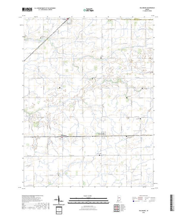 USGS Topographic Map – Hillisburg