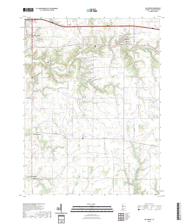 USGS Topographic Map – Hillsboro