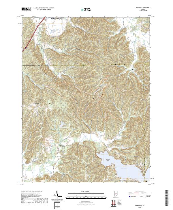 USGS Topographic Map – Hindustan