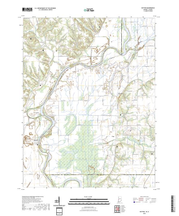 USGS Topographic Map – Hutton