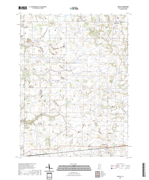USGS Topographic Map – Idaville