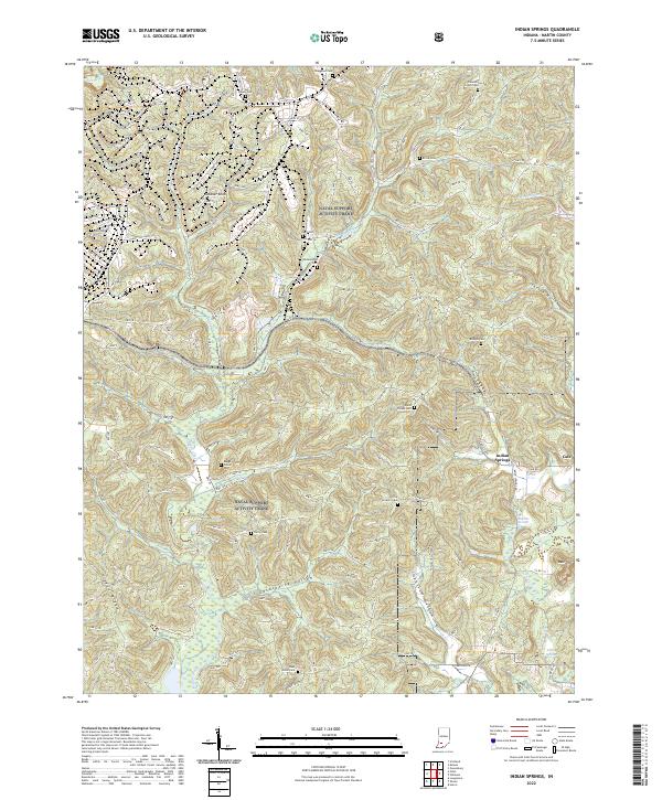 USGS Topographic Map – Indian Springs