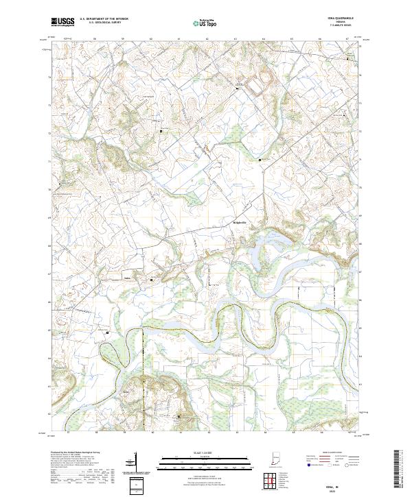 USGS Topographic Map – Iona