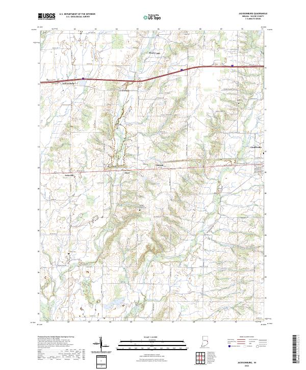 USGS Topographic Map – Jacksonburg
