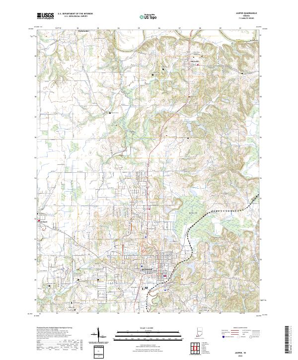 USGS Topographic Map – Jasper