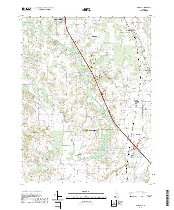 USGS Topographic Map – Jonesville