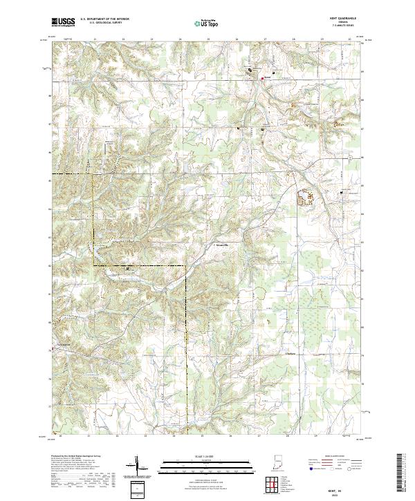 USGS Topographic Map – Kent