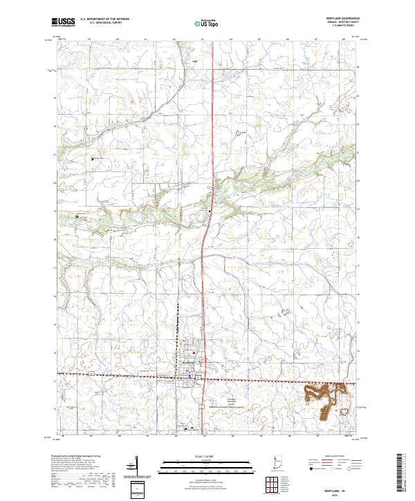 USGS Topographic Map – Kentland