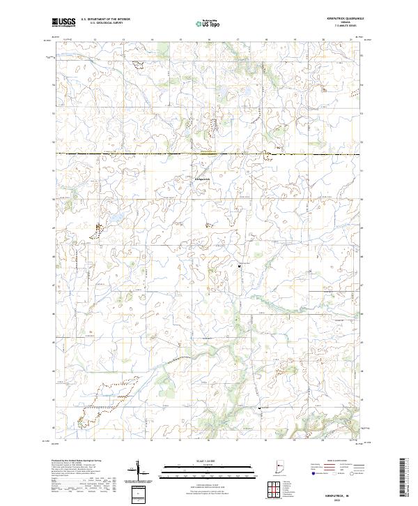 USGS Topographic Map – Kirkpatrick