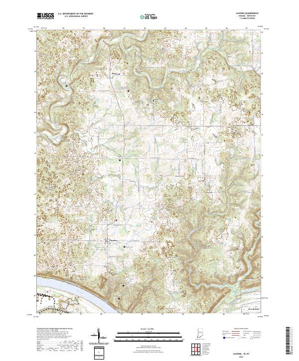 USGS Topographic Map – Laconia