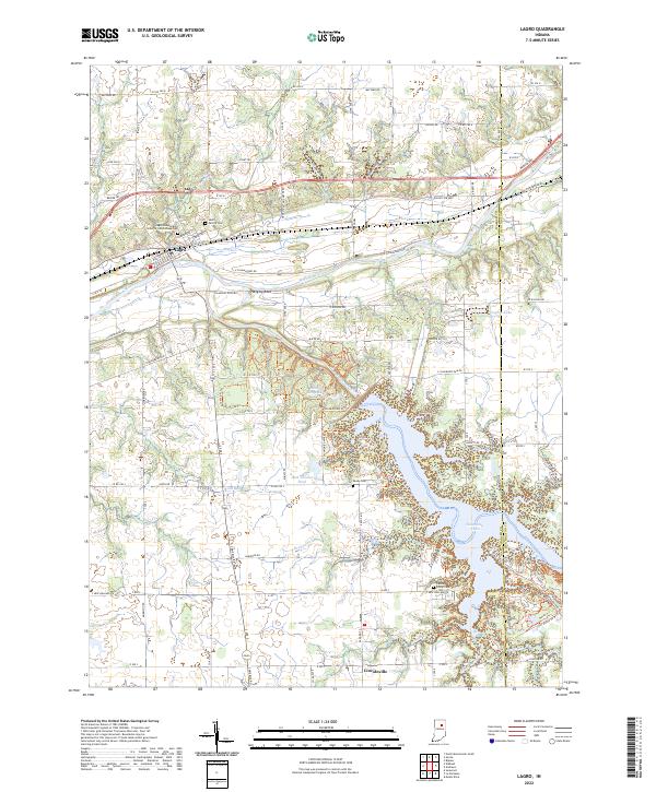 USGS Topographic Map – Lagro
