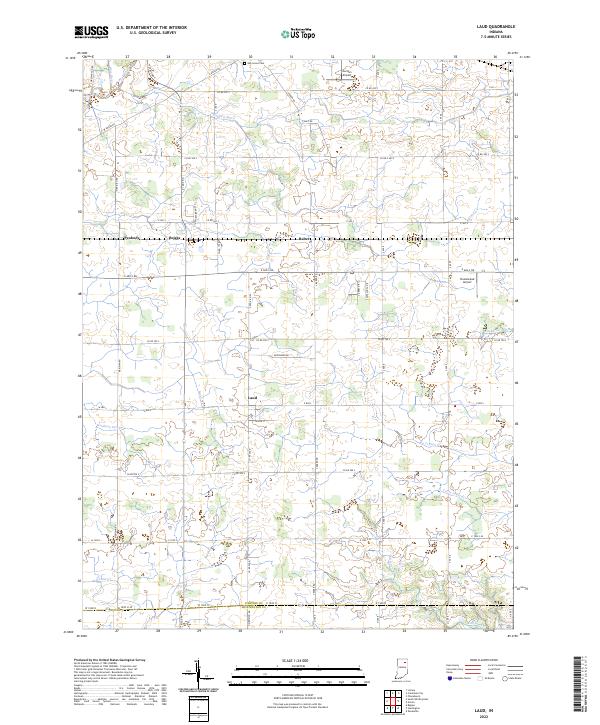 USGS Topographic Map – Laud