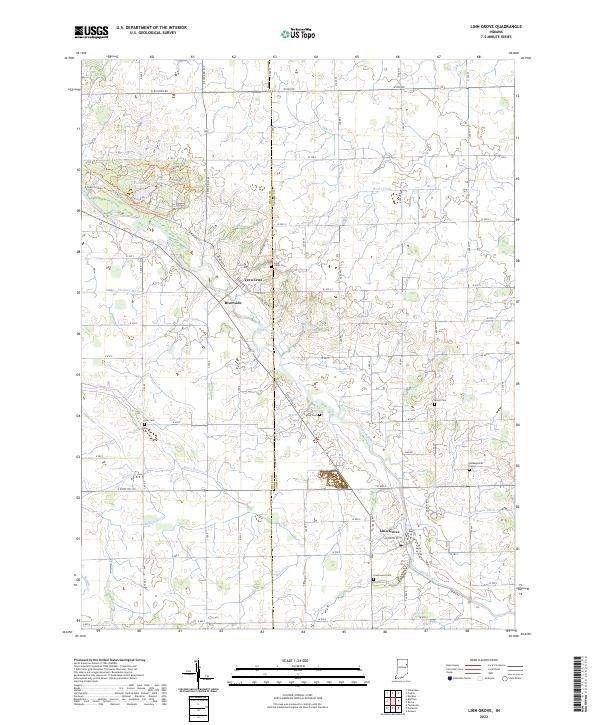 USGS Topographic Map – Linn Grove