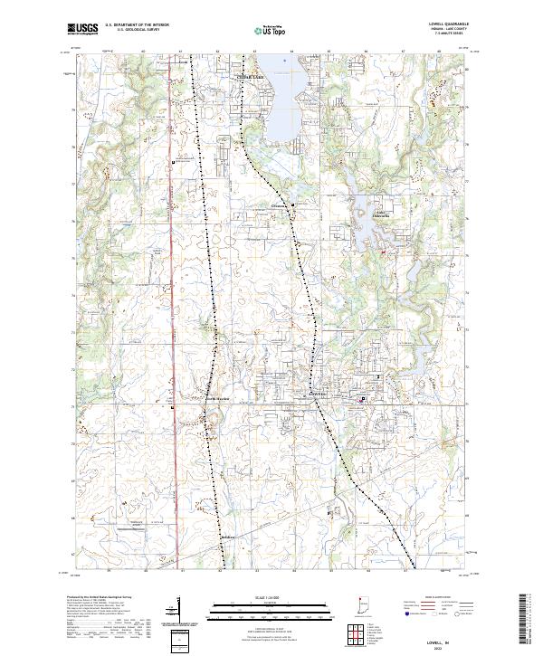 USGS Topographic Map – Lowell