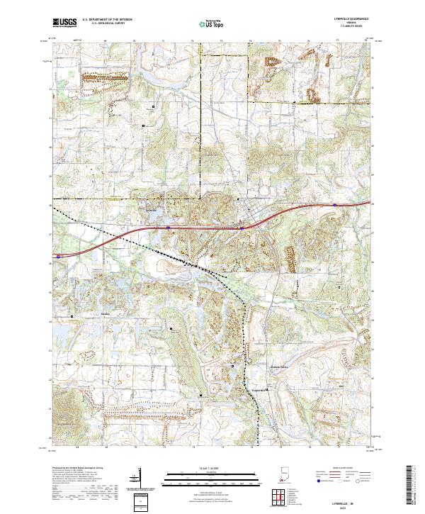 USGS Topographic Map – Lynnville