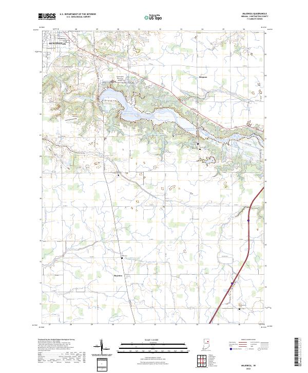 USGS Topographic Map – Majenica