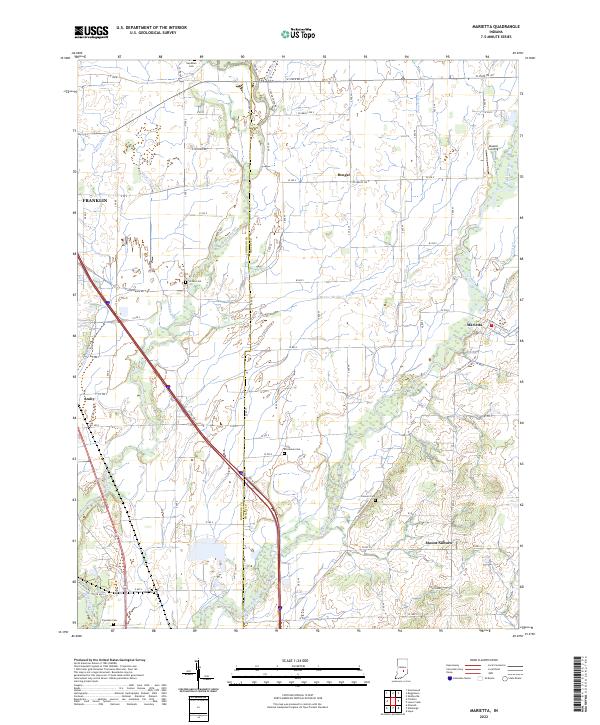 USGS Topographic Map – Marietta