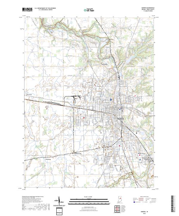 USGS Topographic Map – Marion