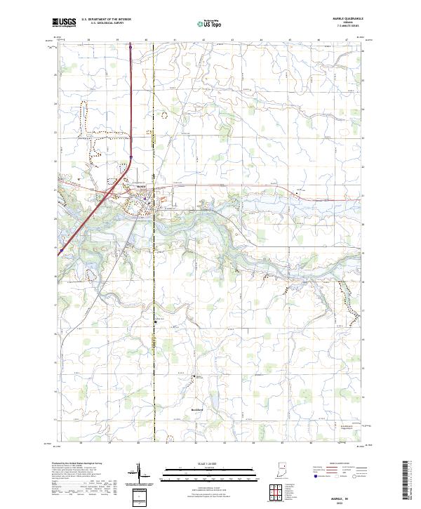 USGS Topographic Map – Markle