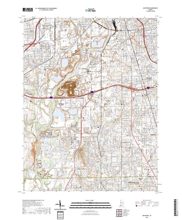 USGS Topographic Map – Maywood