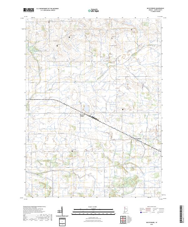 USGS Topographic Map – McCoysburg