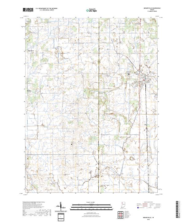 USGS Topographic Map – Medaryville