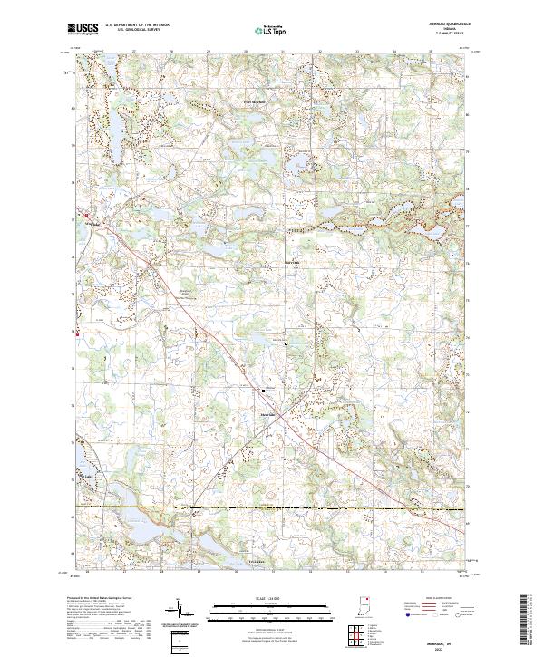 USGS Topographic Map – Merriam